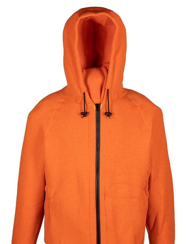 Orange Zip Sweater
