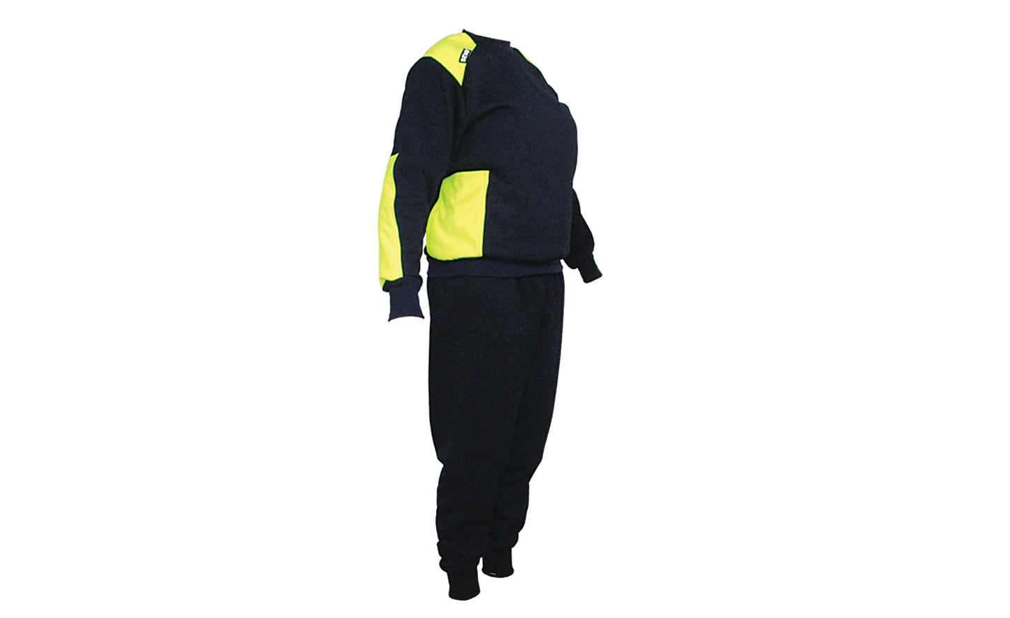 Thermal Sweater with Lime Patches