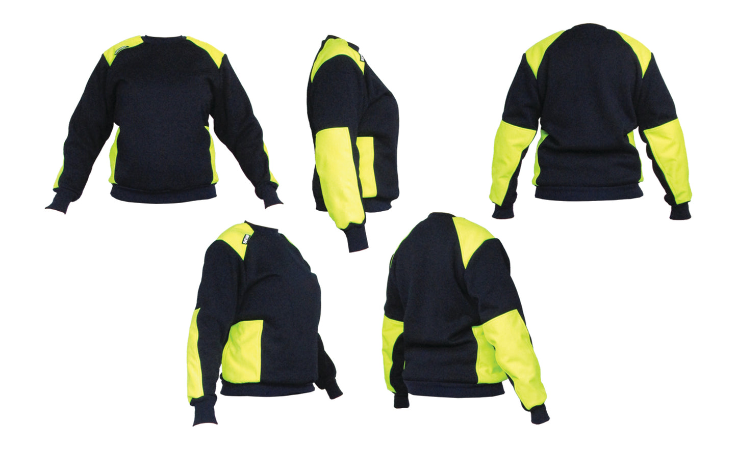 Thermal Sweater with Lime Patches