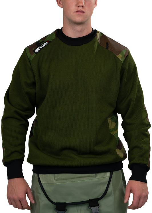 Thermal Camo Sweater